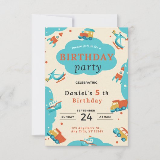 Carte d'anniversaire (Devant)