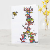 Carte d'anniversaire (Fleur jaune)