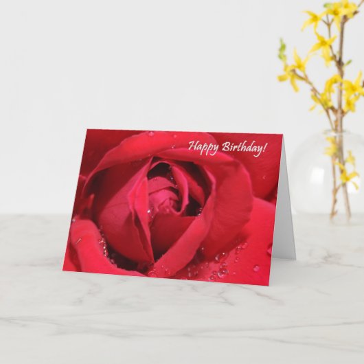 Carte d'anniversaire (Fleur jaune)