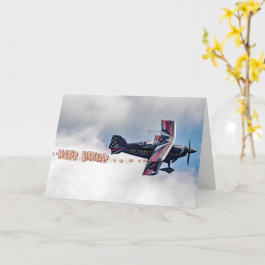 Carte d'anniversaire (Fleur jaune)