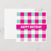 Carte d'anniversaire (Devant / Derrière)