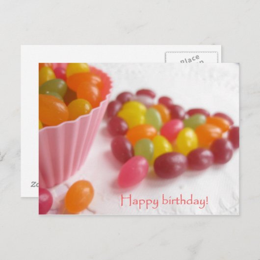 Carte d'anniversaire (Devant / Derrière)