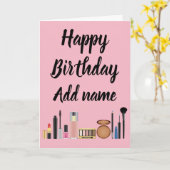 Carte d'anniversaire (Fleur jaune)