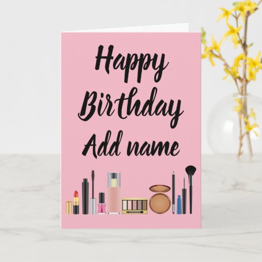 Carte d'anniversaire (Fleur jaune)