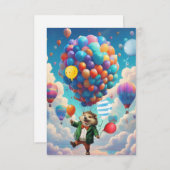 Carte d'anniversaire (Devant / Derrière)