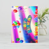 Carte d'anniversaire (Debout devant)