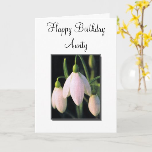 Carte d'anniversaire (Fleur jaune)