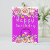 Carte d'anniversaire (Debout devant)