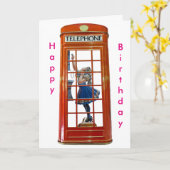 Carte d'anniversaire (Fleur jaune)