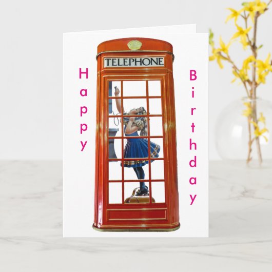 Carte d'anniversaire (Fleur jaune)