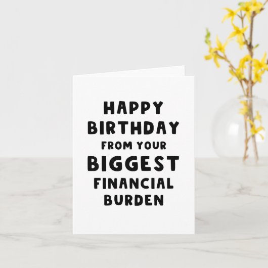 Carte d'anniversaire (Fleur jaune)