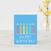 Carte d'anniversaire (Fleur jaune)