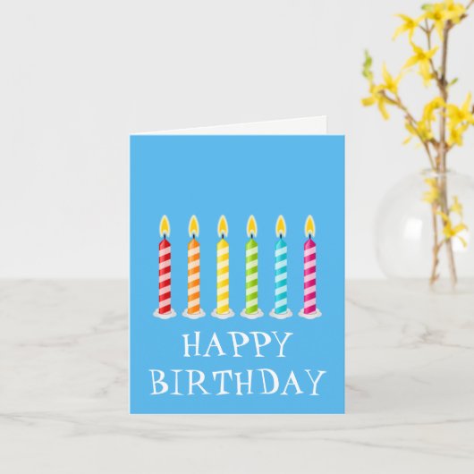 Carte d'anniversaire (Fleur jaune)