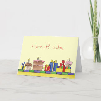 carte d'anniversaire