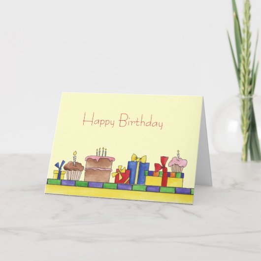 carte d'anniversaire (Devant)