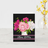Carte d'anniversaire (Fleur jaune)