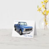 Carte d'anniversaire (Fleur jaune)