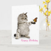 Carte d'anniversaire (Fleur jaune)