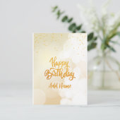 Carte d'anniversaire (Debout devant)