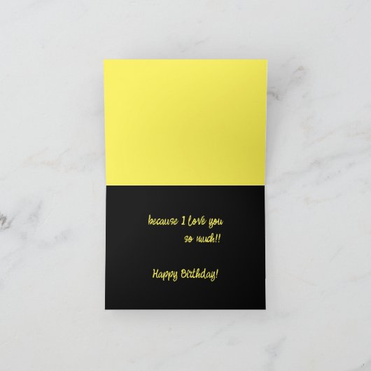 Carte d'Anniversaire (Intérieur)