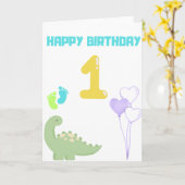 Carte d'anniversaire (Fleur jaune)