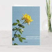 Carte d'anniversaire (Dos)