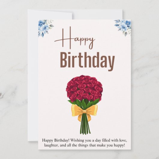 Carte d'anniversaire (Devant)