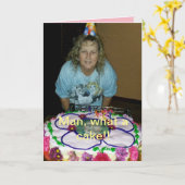 Carte d'anniversaire (Fleur jaune)