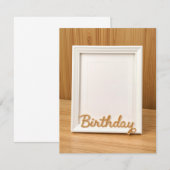 Carte d'anniversaire (Devant / Derrière)