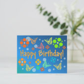 Carte d'anniversaire (Debout devant)