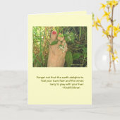 Carte d'anniversaire (Fleur jaune)