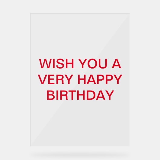 CARTE D'ANNIVERSAIRE (Recto)