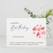 Carte d'anniversaire (Debout devant)