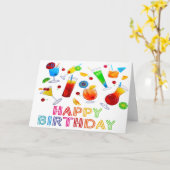 Carte d'anniversaire (Fleur jaune)