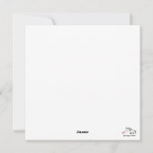 Carte d'anniversaire (Dos)