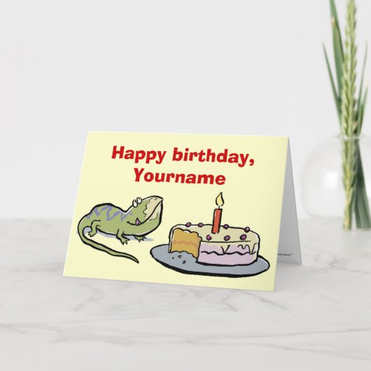 carte d'anniversaire (Devant)