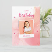 Carte d'anniversaire (Debout devant)