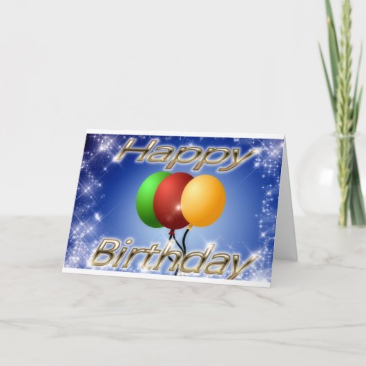 Carte d'anniversaire (Devant)