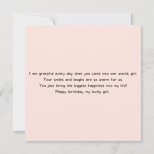 Carte d'anniversaire (Dos)