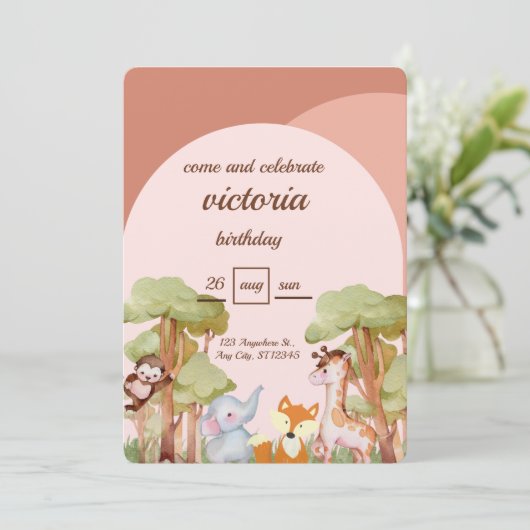 carte d'anniversaire (Debout devant)