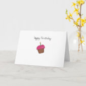 carte d'anniversaire (Fleur jaune)