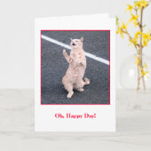 Carte d'anniversaire (Fleur jaune)