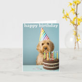 carte d'anniversaire (Fleur jaune)