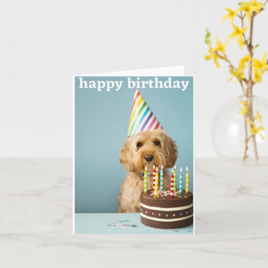 carte d'anniversaire (Fleur jaune)