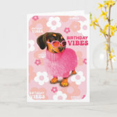 Carte d'anniversaire (Fleur jaune)