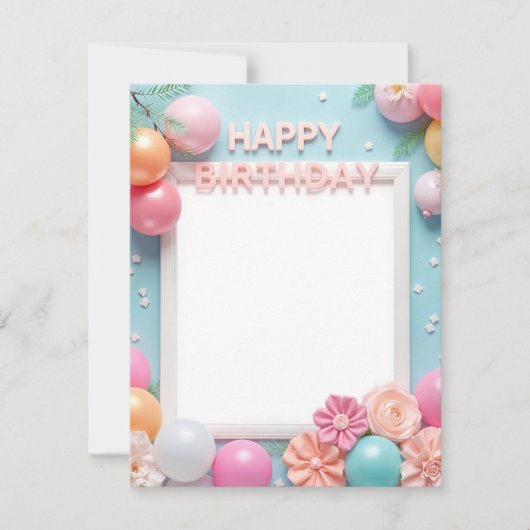 Carte d'anniversaire (Devant)