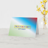Carte d'anniversaire (Fleur jaune)