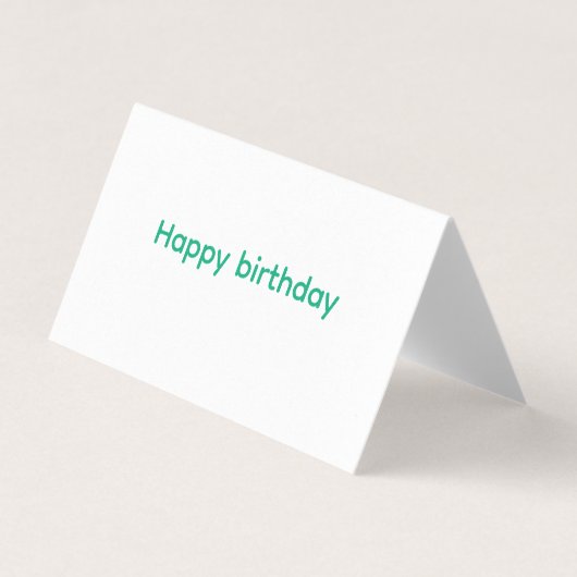 "carte d'anniversaire" (Front)