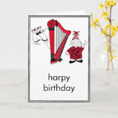 Carte d'anniversaire (Fleur jaune)