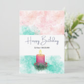 Carte d'anniversaire (Debout devant)